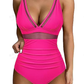 💥Last Day Special Sale 50% OFF💝🩱Sexy Mesh Tummy Control Swimsuit