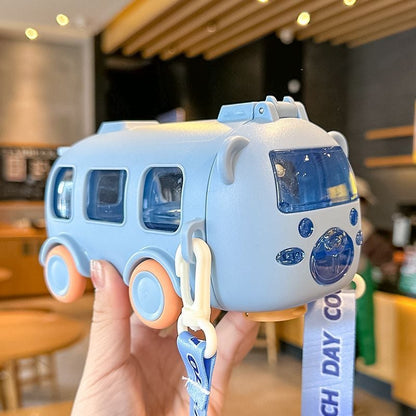 🎁Best Gifts for Children--HOT SALE 49% OFF🚌Portable Water Cup in Bus Shape with Strap