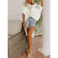 💥2026 Summer Hot Sale 50% OFF💥Women's Summer Scoop Neck Short-Sleeve Sweater Casual Crochet Hollow Out Knit Top