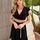 💖LAST DAY SALE 49% OFF💷Women's Elegant Waist Tie V-Neck Ruffle Dress
