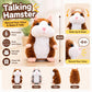 🐹 Last Day Special Price £9.99！✨Talking Hamster Plush – repeats whatever you say, auto head-shaking, hilarious fun for kids & adults.🎁