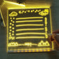 ⏳LAST DAY SALE 50% OFF !! 🎨LED Acrylic Message Board with Stand – USB Powered Light-Up Writing Board 🎁Buy 1 Get 7 Colour Pens For Free