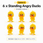 🔥Last Day Buy 1 Get A 6-Pack😠Add A Little Attitude To Your Space - Angry Duck Figurine🐥