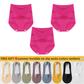 💖Last Day-Buy 1 Get 3 Packs💖Plus-Size High-Waist Cross Tummy Control Panties