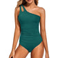 ⛱️LAST DAY SPECIAL PRICE: ￡12.99!!💖One Shoulder One Piece Swimsuit For Women Tummy Control Bathing Suit🩱