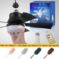 ⏰LAST DAY SALE ONLY￡16.99 with Socket!!🎁🔥SmartBreez™ PRO 40W LED Ceiling Fan Light – 20.5” Ultra-Quiet with Remote 🎯 | E27 + FREE B22 Adapter 🔌 | For Bedroom 😴, Kitchen 👩‍🍳 & Garage 🛠️ – UK Ready! 🇬🇧