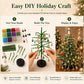 ⏳LAST DAY SALE ONLY ￡6.99!🎄✨DIY Beaded Christmas Tree Kit – 🎅Create Your Own Sparkling Holiday Decoration