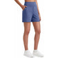 👖 50% OFF! ✨Women's High-Waisted Athletic Bermuda Shorts with Pockets – Running, Yoga, Summer Casual Activewear