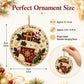 🎁LAST DAY SALE ONLY ￡7.99/6PCS!!🎄✨Christmas Wooden DIY Painting Hanging Ornaments Set -💎Make sparkling 5D pearl decorations yourself