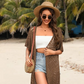 🔥This Week's Special Price: £15.99!!😍Women’s Oversized Knit Cardigan – Lightweight Crochet Tassel Kimono for Spring & Summer 🌸