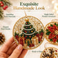 🎁LAST DAY SALE ONLY ￡7.99/6PCS!!🎄✨Christmas Wooden DIY Painting Hanging Ornaments Set -💎Make sparkling 5D pearl decorations yourself
