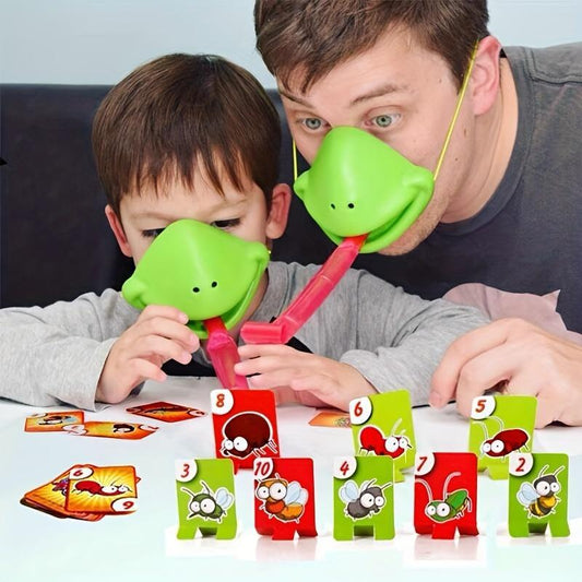 👪Christmas New Arrival-50% OFF🐸Frog Tongue Board Game-🎉Fun Family Interactive Party Game