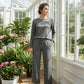 💓LAST DAY 50% OFF💓Women's Crew Neck Top & Drawstring Pants Set