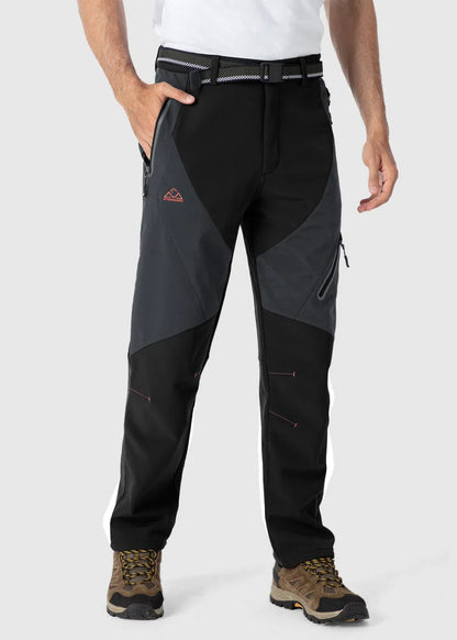 ⏳LAST DAY SALE 50% OFF!!🏆🔥Waterproof Winter Trousers with Fleece Lining Cargo Pants
