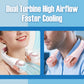 🥳2026 HOT SALE🥳💞50K+ SOLD!🍃💨 50% OFF! Neck Air Conditioner Fan – Ultra‑quiet, 360° rotating, 3 speeds. Hands‑free cooling, long battery. 😎🌬️