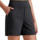 👖 50% OFF! ✨Women's High-Waisted Athletic Bermuda Shorts with Pockets – Running, Yoga, Summer Casual Activewear
