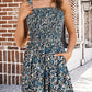 ⏰Hot Sale 50% Off💃Women's Summer Square Neck Sleeveless Loose Casual Short Smocked Romper