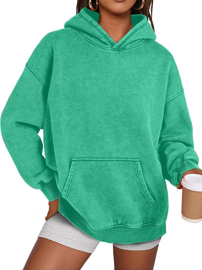 💖HOT SALE 70% OFF✨️❄️Unisex Casual Oversized Acid Wash Tops Hoodie Pullover