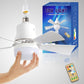 🔥LAST DAY SALE 49% OFF🔥SmartBreez™ 40W LED Ceiling Fan Light – 20.5” Ultra-Quiet with Remote 🎯 | E27 + FREE B22 Adapter 🔌 | For Bedroom 😴, Kitchen 👩‍🍳 & Garage 🛠️ – UK Ready! 🇬🇧