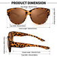 🎉LIMITED SALE: ONLY ￡6.99!!😎UV400 Protection Fit Over Glasses Sunglasses