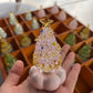 🎄🔥Best Christmas Gift-Up to £10.99!!🎅Handmade Glass & Ceramic Rotatable Christmas Tree Ornament 🎄