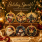 🎁LAST DAY SALE ONLY ￡7.99/6PCS!!🎄✨Christmas Wooden DIY Painting Hanging Ornaments Set -💎Make sparkling 5D pearl decorations yourself