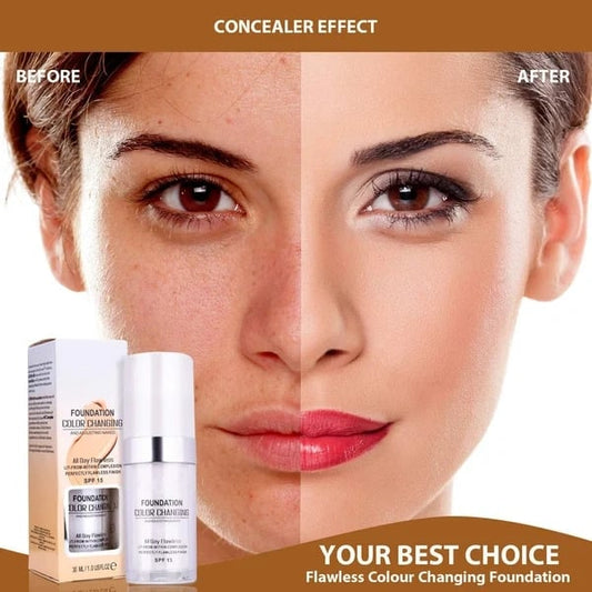 💜Last Day-Buy 1 Get 1 Free!🎁🎉Colour Changing Mature Skin Foundation