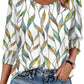 Women Dressy Casual 3/4 Length Sleeve Womens Tops with Smocked Cuffs