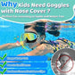 🔥LIMITED SALE 49% OFF!!🏆#1 Bestselling🏊‍♀️HD children's large frame waterproof and anti-fog swimming goggles