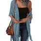 🔥This Week's Special Price: £15.99!!😍Women’s Oversized Knit Cardigan – Lightweight Crochet Tassel Kimono for Spring & Summer 🌸