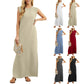 🔥2025 NEW SALES - 50% OFF🔥Women Loose Split Wrinkle-Free Long Dress🌿