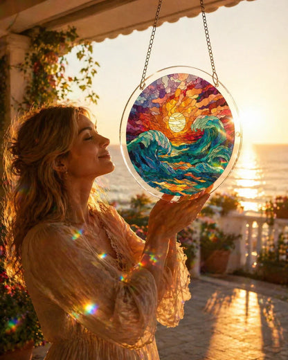 🔥LAST DAY SPECIAL PRICE: ONLY ￡10.99!! ☀️🛍️Acrylic Jigsaw Puzzle Suncatcher 80 Pieces