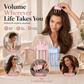 ⏳LAST DAY SALE ONLY ￡11.99!!🎉48K+ Sold 💇 Wireless Heated Volumizing Root Lift Clip, Portable Travel Hair Styling Tool for Flat Fine Hair