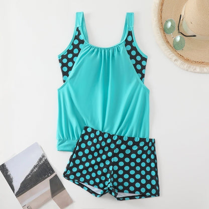 👙 50% OFF NOW ! 💐 Women's Polka Dot Two Piece Swimsuit – Cute Dot Pattern, Comfort Fit & Stylish Beach Wear ☀️