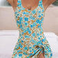🩱Summer Hot Sale 50% OFF💃Women's One Piece Tummy Control Tie Knot Swimsuit