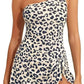 💥LAST DAY SALE 60% OFF🏖️🩱Women One Piece Swim Dress One Shoulder Swimsuit With Skirt