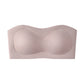 💗LAST DAY SALE 50% OFF⚡50K+ SOLD!💕Womens Strapless Bras Push Up Bandeau Bra Non Slip Wireless Supportive Padded Bras Seamless Comfortable Tube Jelly Bra