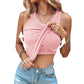 💖Last Day Special Price ￡8.99!!💖Ribbed Stretchy Tank Top with Shelf Bra