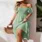 🤩2026 Summer Hot Sale 50% OFF!💖Square Neck Floral Midi Dress – Smocked Bodice, Flowy Tiered Skirt, Romantic