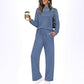 🔥LAST DAY SALE 60% OFF👍✨2026 Women's Mock Neck Long Sleeve Lounge Set