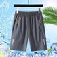 🔥HOT SALE 70% OFF🥰 Men's Elastic Summer Shorts💎Breathable, Zippered Pockets & Stretch Fit🩳❄️