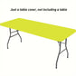 🌸 Limited Time Special Price ￡7.99!!✨Pack Stretch Fabric Table Top Cap Cover, fits 4ft/6ft/8ft Tables