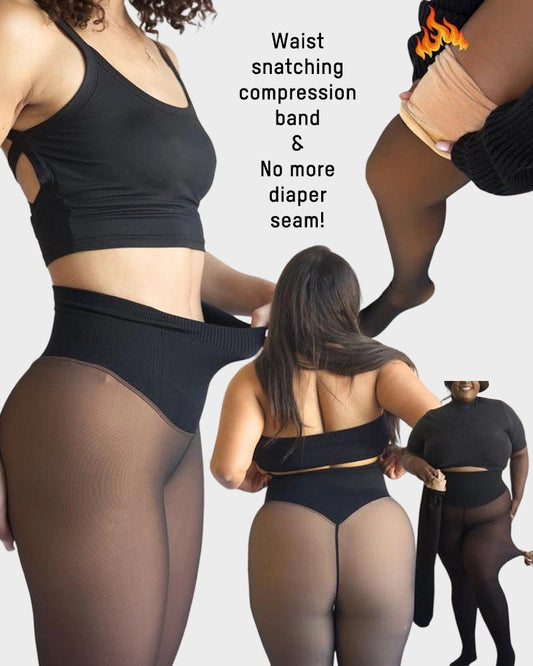 🔥Buy 1 Get 1 FREE❄️One-Seam The-original Magic Fleece Lined Leggings✨