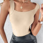 🏆Last Day Special Price ￡8.99!!💐⏰Women’s U-Neck Tank with Built-In Bra – Warm, Supportive & Braless Comfort ❄️❤️