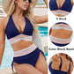 ⏰Last Day Promotion 60% OFF⏳2025 High Waisted Tummy Control Color Block Bikini Sets