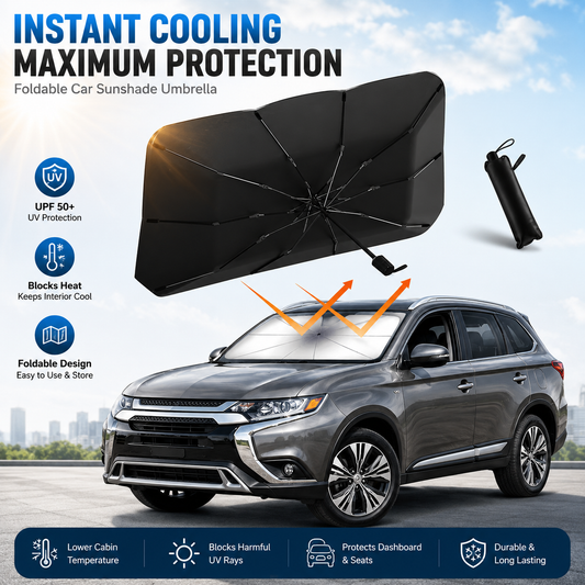✨️✨️Last Day 50% OFF☀️🚗2026 Upgraded Car Windshield Sun Shade Umbrella