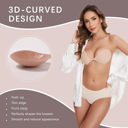 🔥Buy 1 Get 1 Free Price: Only £8.99!!🔥💥Magic Padded Sticky Bra - Enhance Your Bust in Seconds✨