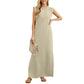 🔥2025 NEW SALES - 50% OFF🔥Women Loose Split Wrinkle-Free Long Dress🌿