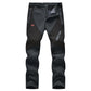 ⏳LAST DAY SALE 50% OFF!!🏆🔥Waterproof Winter Trousers with Fleece Lining Cargo Pants