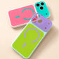 🔥Summer Hot Sale - ONLY ￡8.99!!⚡50K+ SOLD!🌈Dopamine Color Block MagSafe Case – Ultra-Slim Matte Hard PC Cover for iPhone 17 Pro Max